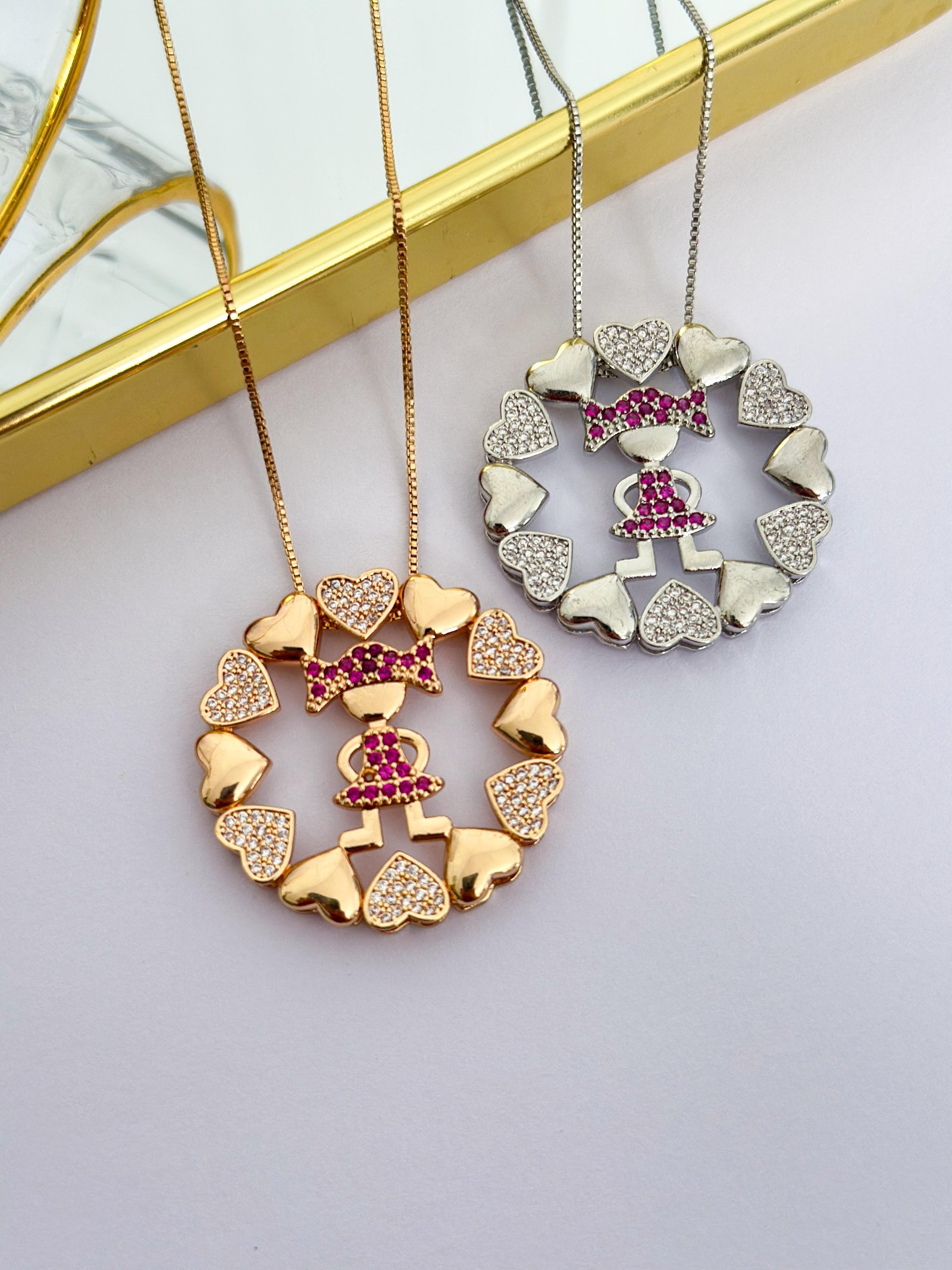 Colar Folheado Filhos Mandala