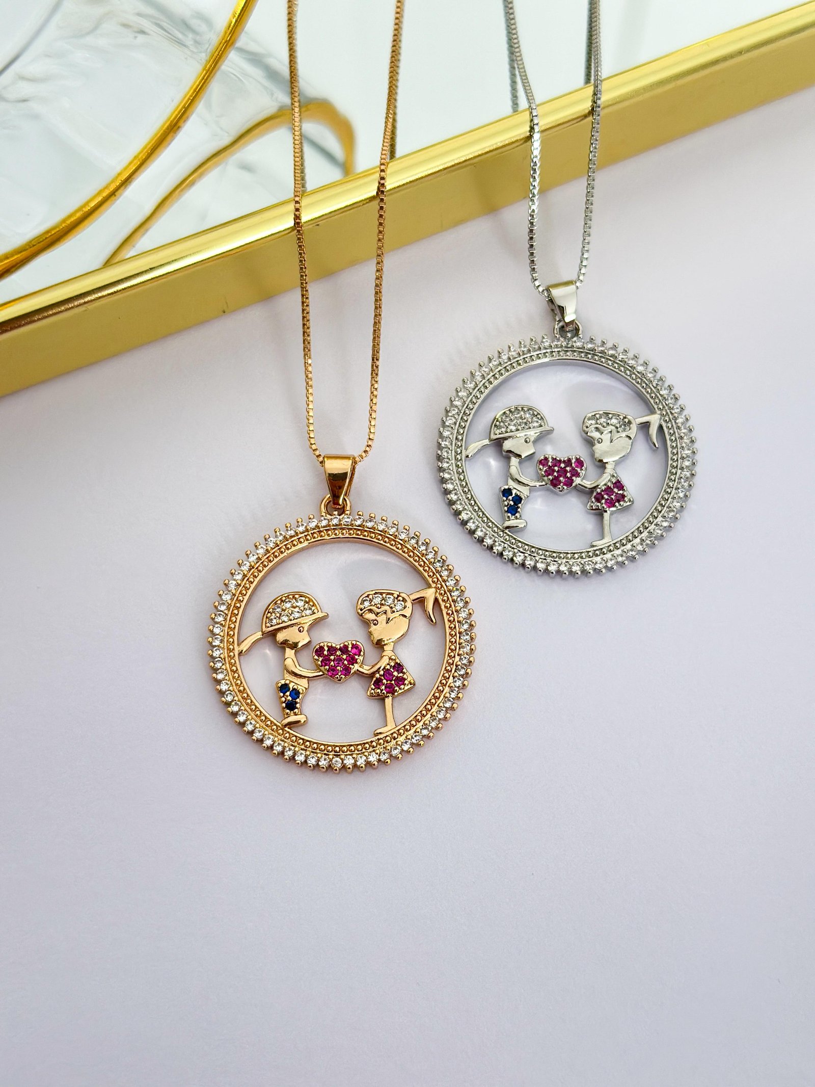 Colar Folheado Filhos Mandala