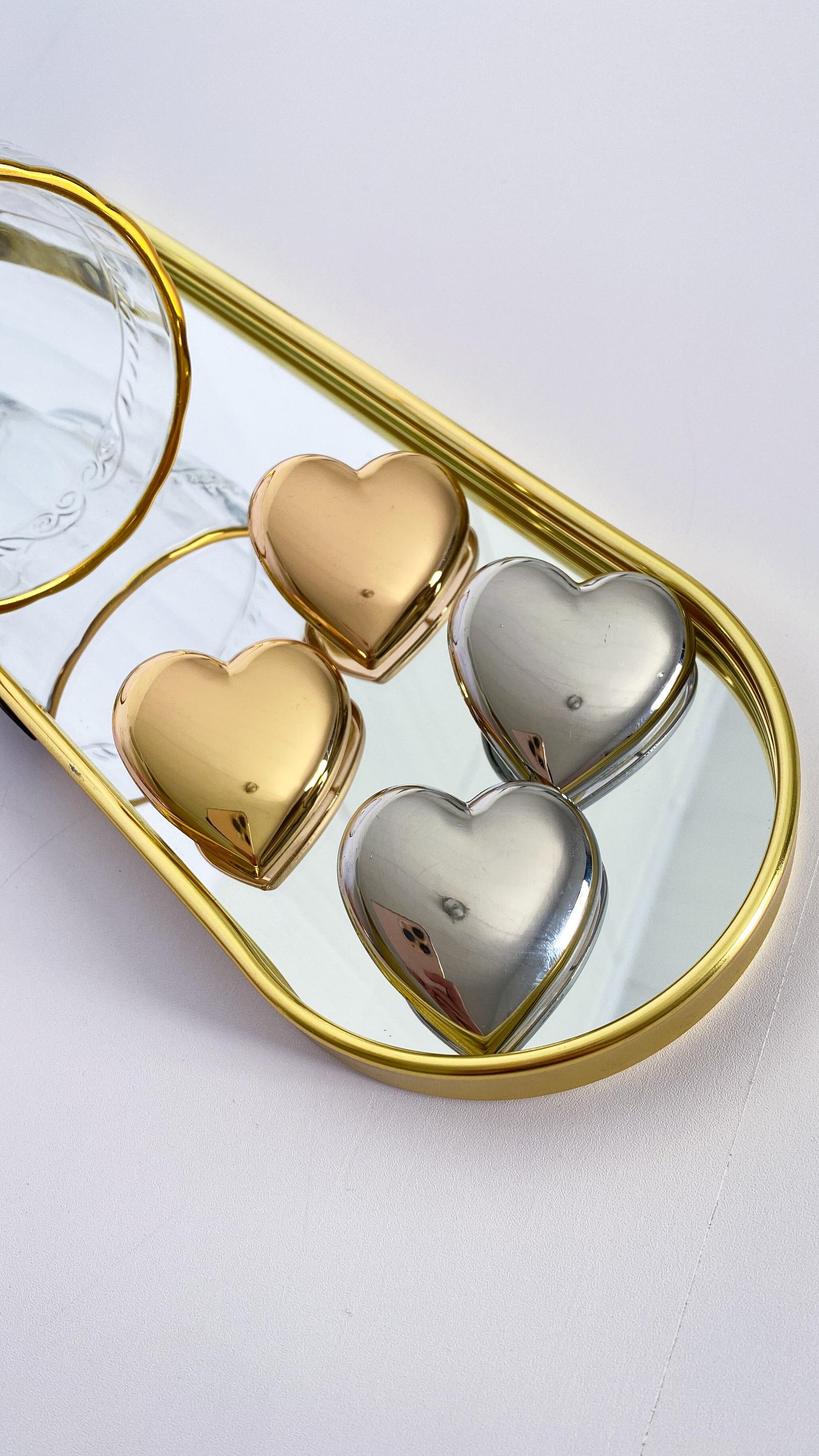 Brinco Folheado Coração Max 