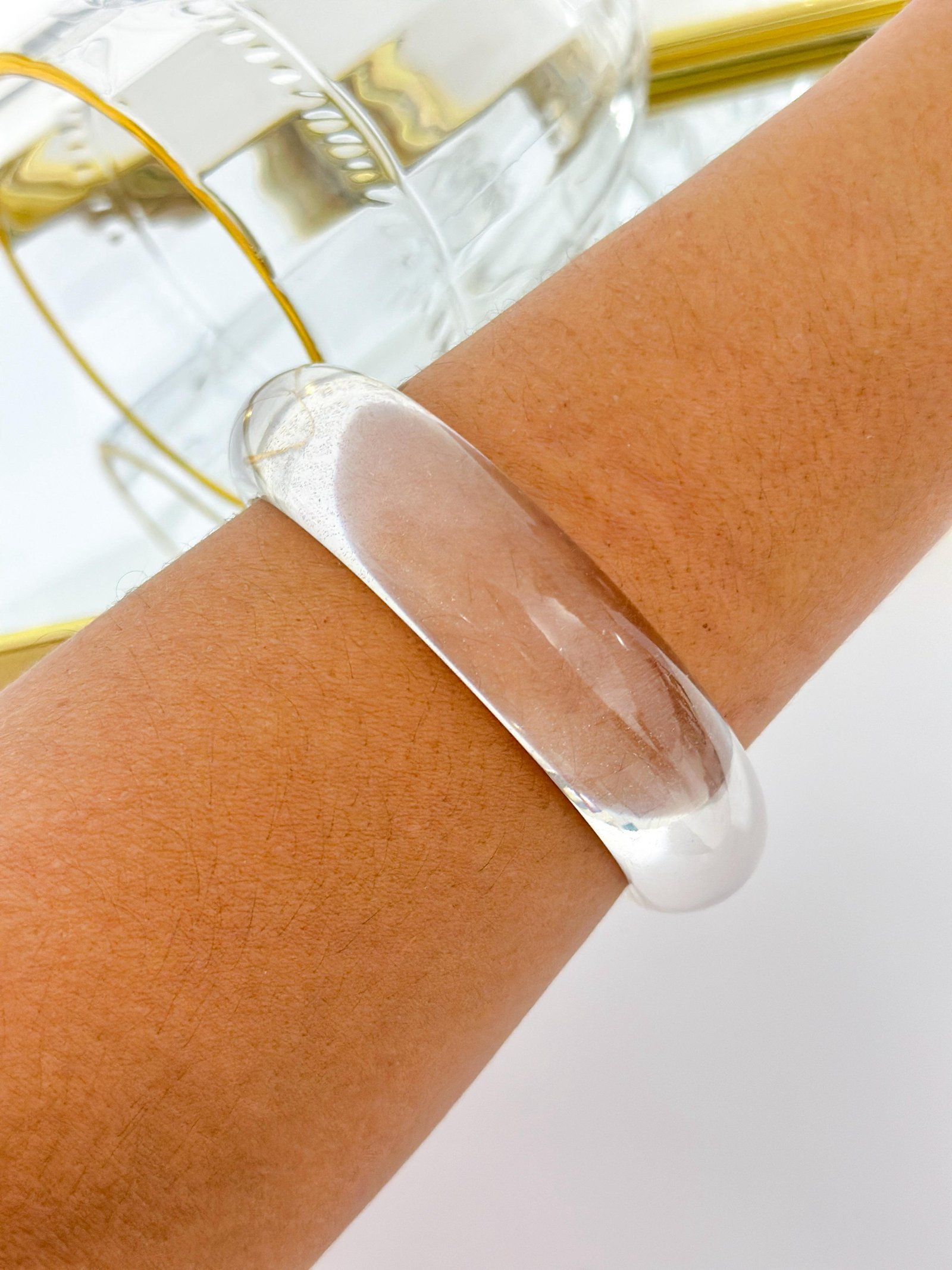 Bracelete Acrílico Redondo 