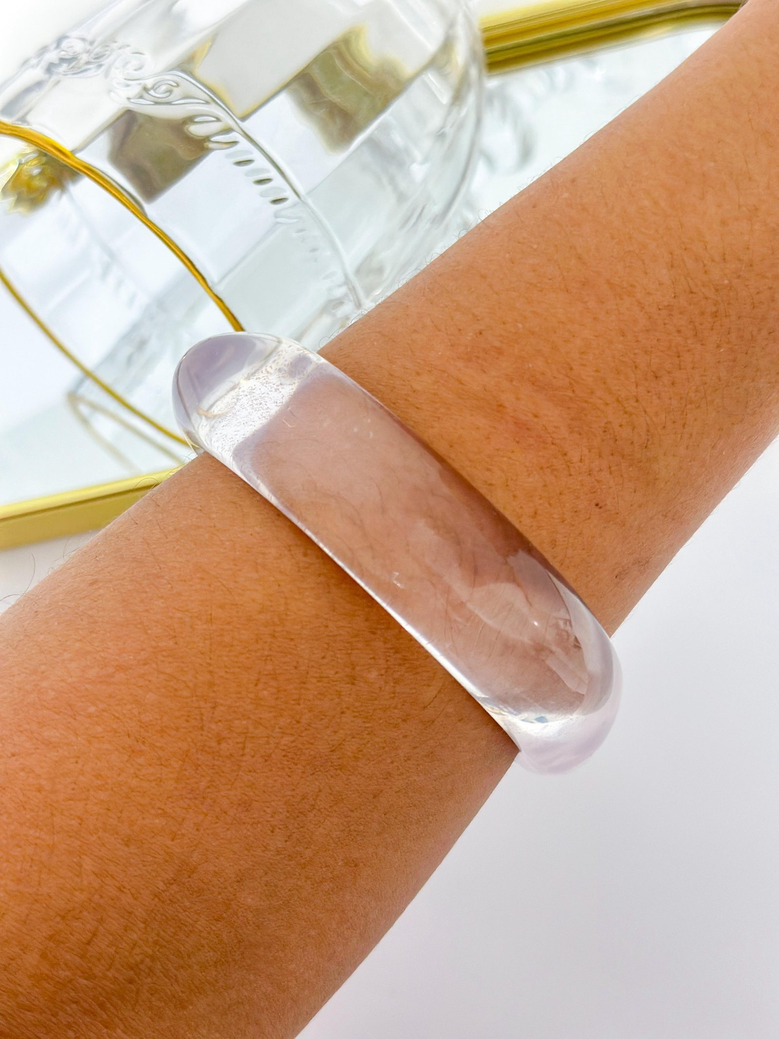 Bracelete Acrílico Quadrado 